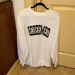 Comfort Colors White Tee with Black Print